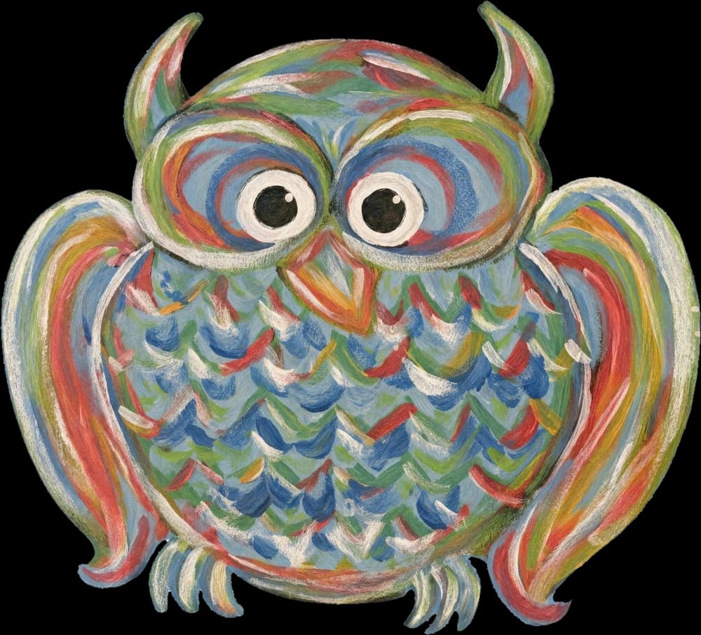 Chickadee's painted owl